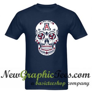 Sugar Skull University of Arizona T Shirt