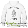 Can't Touch This Cactus Hoodie Back