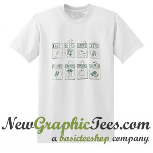 Garden Seeds Screen Kale Beet Tomatoes T Shirt