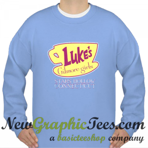Gilmore Girls Luke's Diner Stars Hollow Sweatshirt