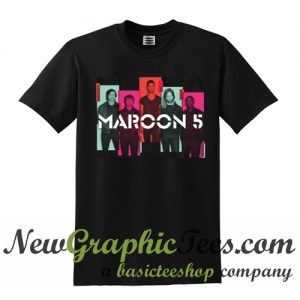 Maroon Five Photo Blocks T Shirt