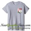 Floral Pattern Pocket Print T Shirt