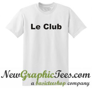 Le Club Letters Print T Shirt