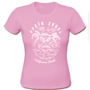 North Shore California Coast Tshirt