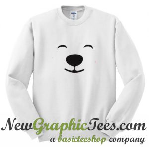 Polar Bear Emoji Sweatshirt