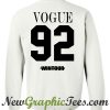 Vogue 92 Wintour Sweatshirt Back