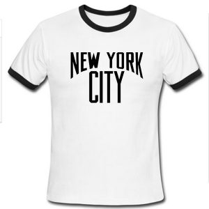 lily New York City Ringer Tshirt