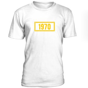 1970 Yellow Font Tshirt