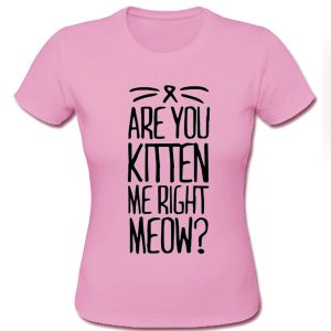 Are You Kitten Me Right Meow T shirt