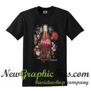 Bottle Floral Coca Cola T Shirt