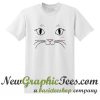 Cat Face T Shirt