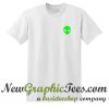 Green Alien Head T Shirt