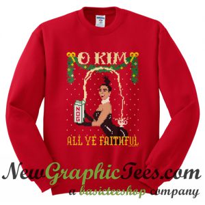 Kim Kardashian Ugly Christmas Sweatshirt