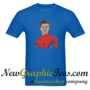 Portrait Tom Holland Spiderman Art T Shirt