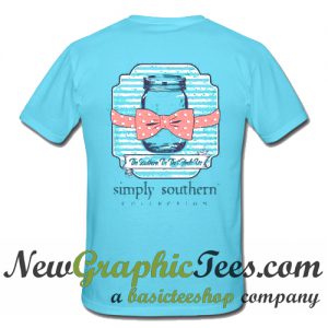 Simply Southern Mason Jar T Shirt Back