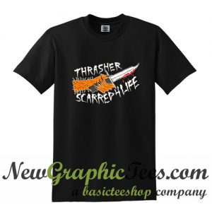 Thrasher Scarred 4 Life T Shirt
