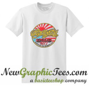 Aerosmith Concert Tour Boston to Budokan 1977 T Shirt