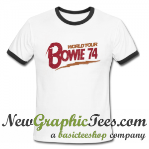 Bowie World Tour 74 Ringer Shirt