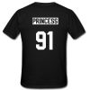 Princess 91 Tshirt Back