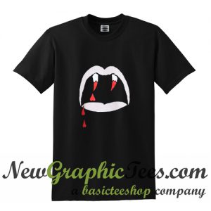 Red Vampire Lips T Shirt