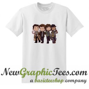 Supernatural Characters Cartoon T Shirt