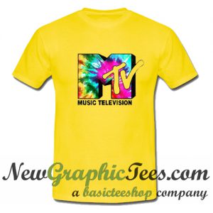 Tie Dye MTV Logo T Shirt