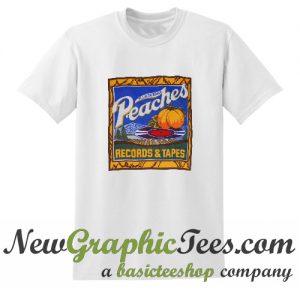 Vintage 1970s Peaches Records & Tapes T Shirt