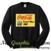 Vintage 80's Coca Cola Casual Wear Sweatshirt