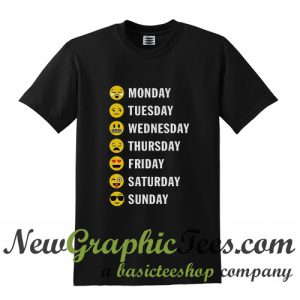 Weekly Emoji T Shirt