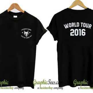 5 seconds of summer world tour 2016 twoside shirt