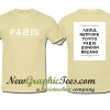 Hangul Cities Paris T Shirt Twoside