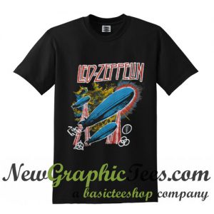Led Zeppelin Rock n Roll Forever Vintage 80s Airship T Shirt