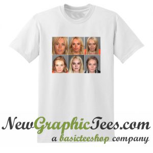 Lindsay Lohan Mugshots T Shirt