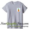 Pineapple Pocket Print T Shirt