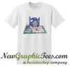 Rare Vintage 90s Bkliban Hawaii Crazy Cat Drawing T Shirt