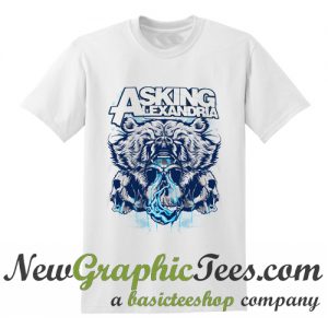 Asking Alexandria Bear Skull T Shirt