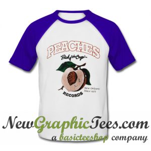 Peaches Pick of The Crop Records Baseball Shirt