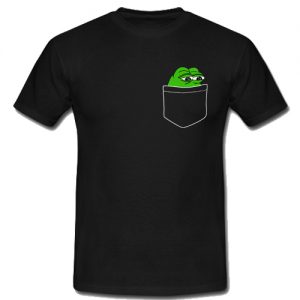 Pepe The Frog Pocket T-Shirt Black
