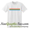 Rainbow Line T Shirt