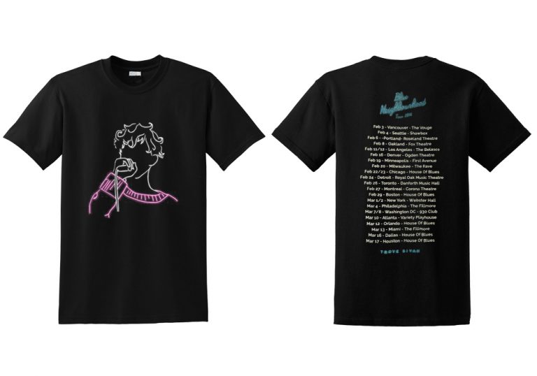 Troye Sivan Blue Neighbourhood Tour 2016 T shirt Twoside