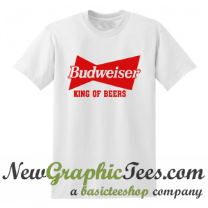 Budweiser King of Beers Logo T Shirt