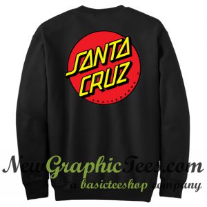 Santa Cruz Logo Sweatshirt Back