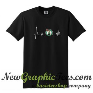 Boston Celtics Heart Beat T Shirt