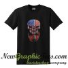 Skull American Flag T Shirt
