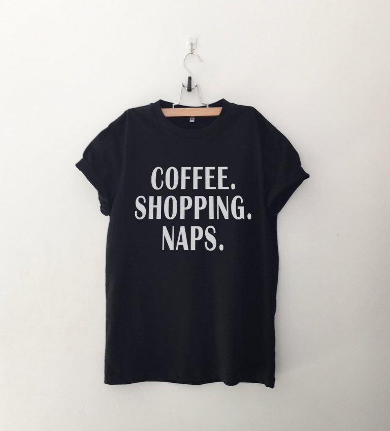 Coffee shopping naps T Shirt