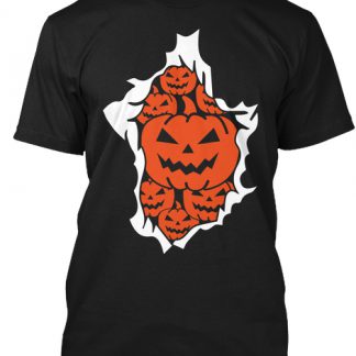 Halloween Pumpkins Burst T Shirt