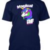 Magical AF Unicorn funny retro T Shirt
