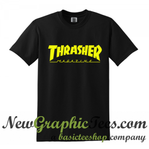 Thrasher Magazine Yellow Logo T Shirt