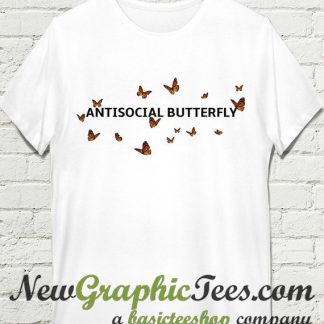 Antisocial butterfly T-shirt