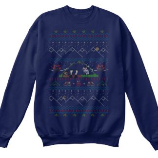 Camping Bliss Ugly Christmas Sweatshirt